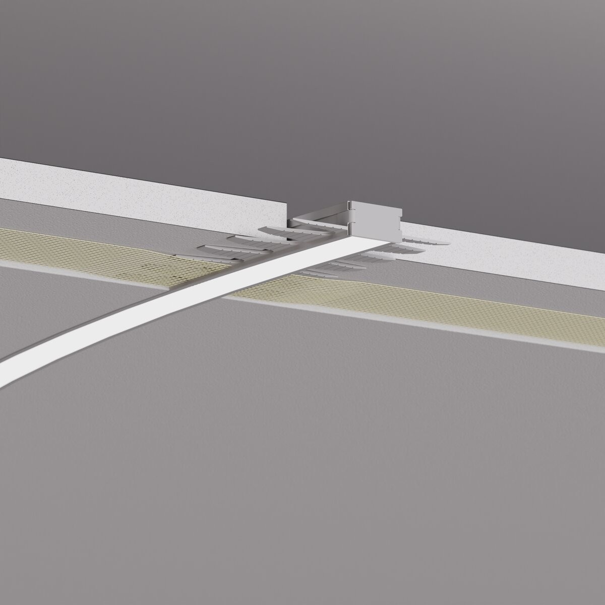 Trim less Recessed Linear LED Profile Light