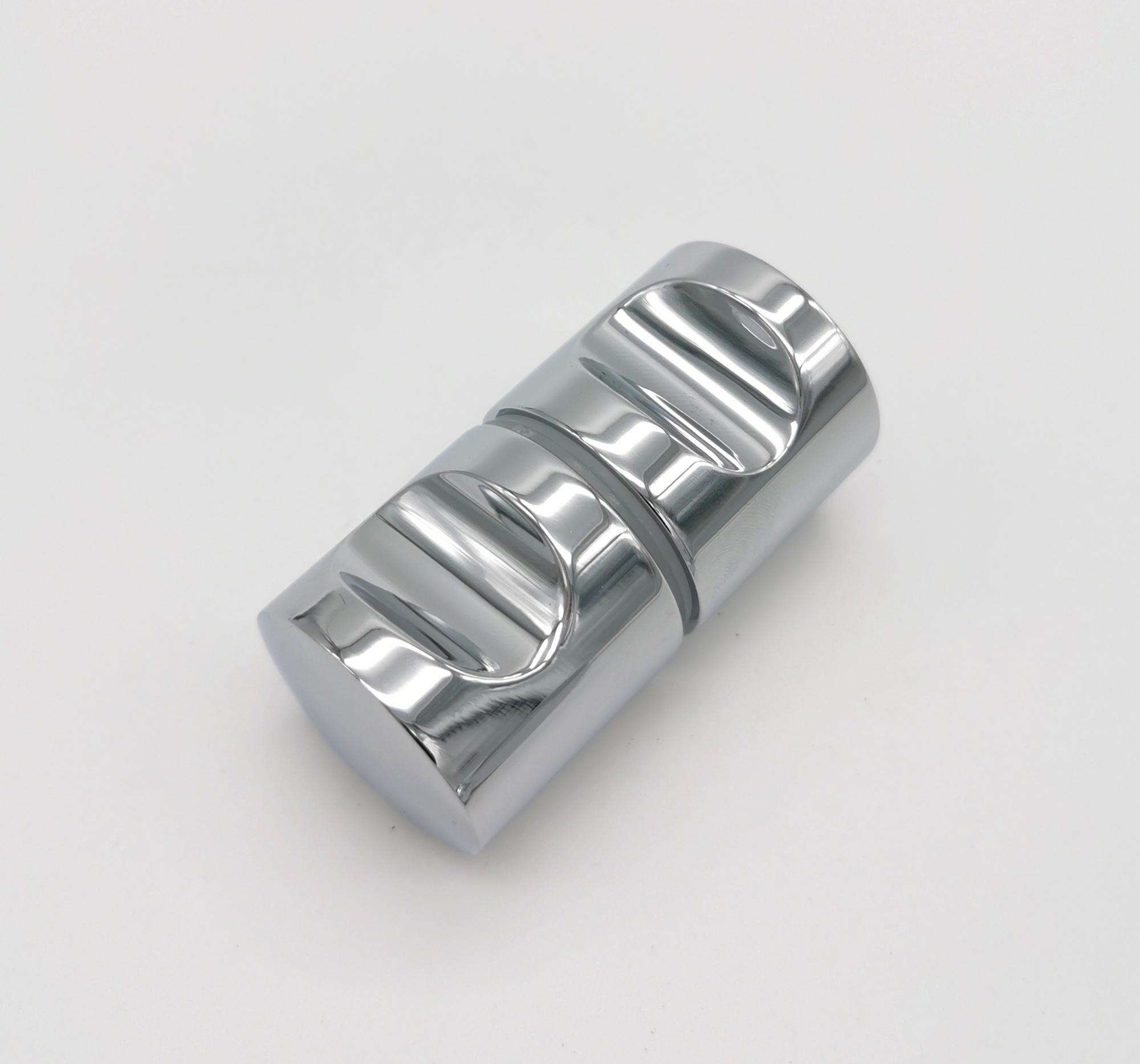 Premium Glass Door Knob / Shower Glass Door Handle – Chrome Finish